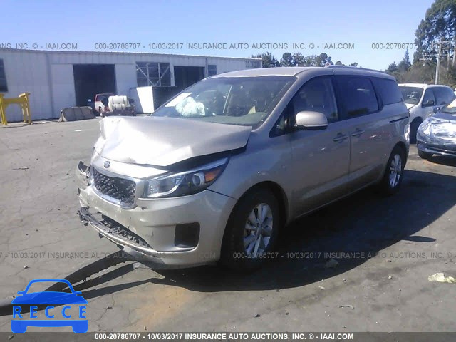 2016 KIA SEDONA LX KNDMB5C12G6173345 image 1