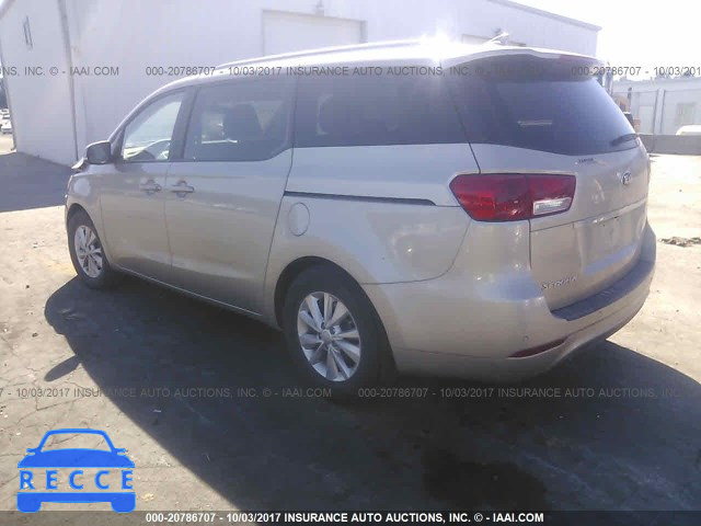 2016 KIA SEDONA LX KNDMB5C12G6173345 image 2