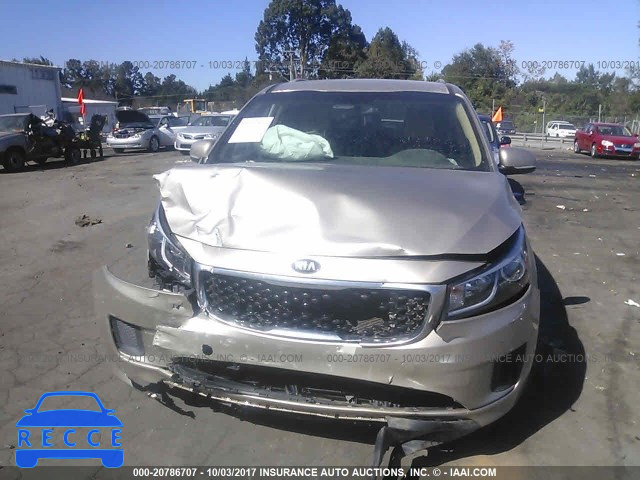 2016 KIA SEDONA LX KNDMB5C12G6173345 image 5