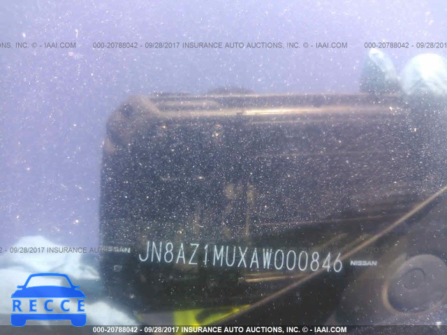 2010 Nissan Murano S/SL/LE JN8AZ1MUXAW000846 image 8