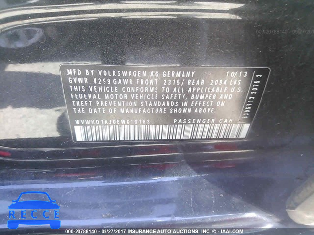 2014 Volkswagen GTI WVWHD7AJ0EW010183 зображення 8