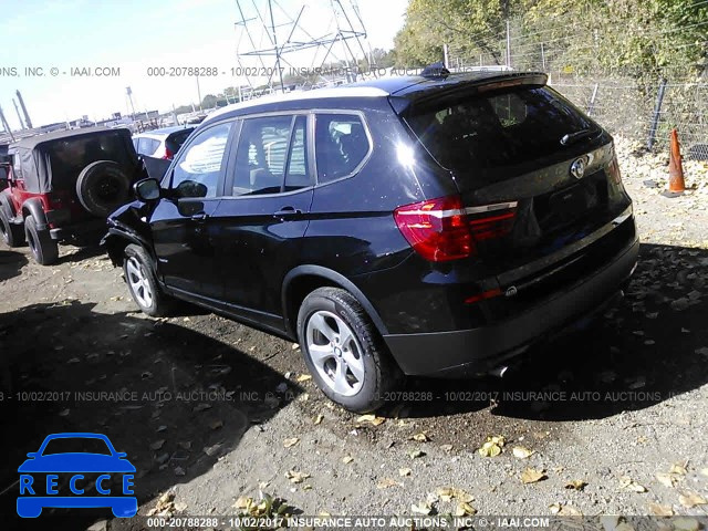 2012 BMW X3 XDRIVE28I 5UXWX5C53CL718136 зображення 2