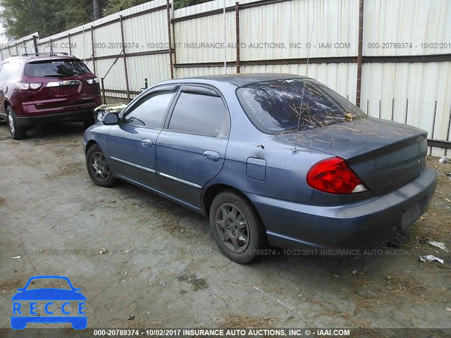 2002 KIA Spectra LS KNAFB121125196596 image 2