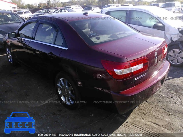 2007 Lincoln MKZ 3LNHM28T27R638175 Bild 2