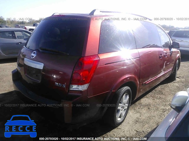 2004 Nissan Quest 5N1BV28U44N363225 image 3