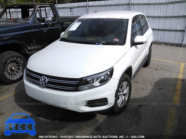 2013 Volkswagen Tiguan S/SE/SEL WVGAV7AX9DW549544 зображення 1