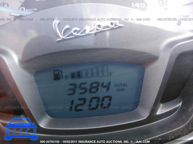 2015 Vespa GTS ZAPM459L5F5200043 image 6