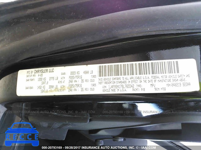2009 Jeep Wrangler X 1J4FA24179L765542 image 8