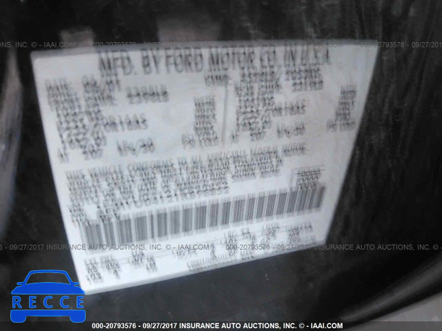 2001 FORD ESCAPE 1FMYU04121KB98852 image 8