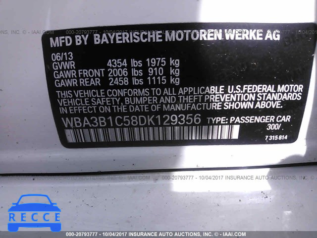 2013 BMW 320 I WBA3B1C58DK129356 Bild 8