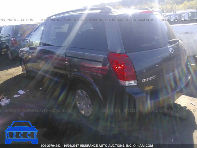 2006 Nissan Quest 5N1BV28U36N110528 image 2