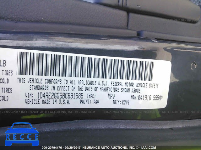 2011 Dodge Durango EXPRESS 1D4RE2GG5BC691585 image 8