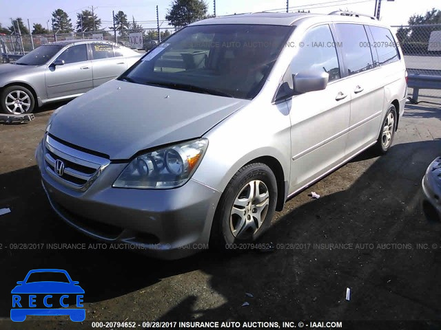 2005 Honda Odyssey 5FNRL38765B131525 зображення 1