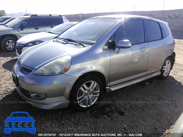 2008 Honda FIT SPORT JHMGD37658S011332 image 1