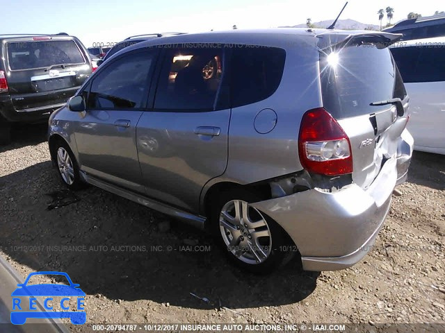 2008 Honda FIT SPORT JHMGD37658S011332 image 2