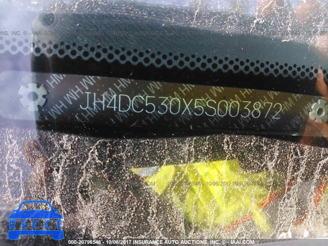 2005 Acura RSX TYPE-S JH4DC530X5S003872 зображення 8