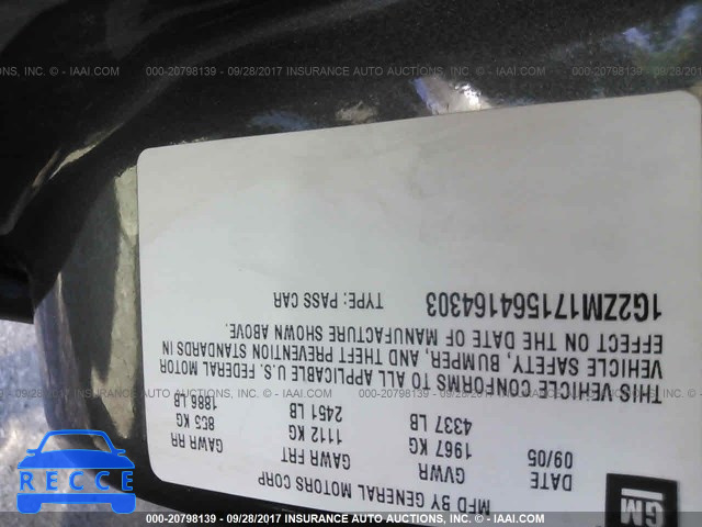 2006 PONTIAC G6 1G2ZM171564164303 зображення 8