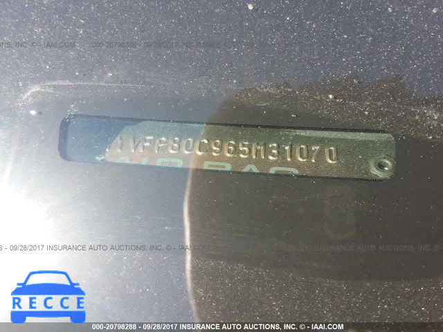 2006 MAZDA 6 1YVFP80C965M31070 image 8
