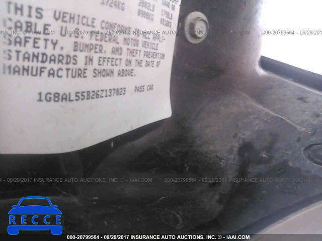 2006 Saturn ION LEVEL 3 1G8AL55B26Z137023 image 8