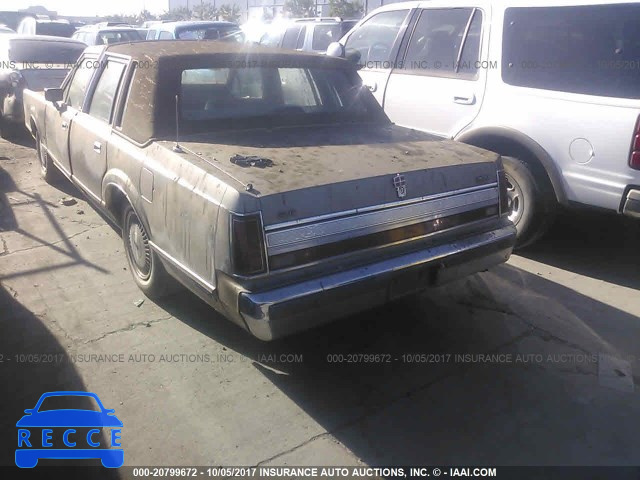 1989 LINCOLN TOWN CAR 1LNBM81F6KY698032 image 2