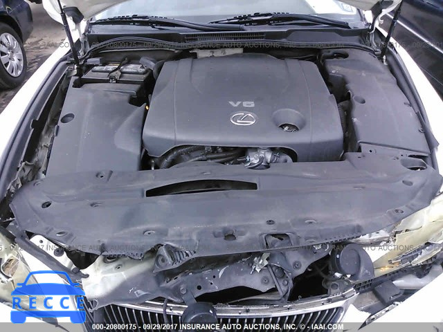 2006 Lexus IS 250 JTHBK262X62016547 image 9