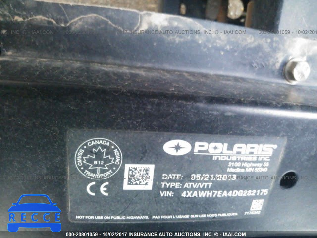 2013 Polaris Ranger 800 CREW EPS 4XAWH7EA4DG282175 image 9