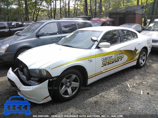 2012 DODGE CHARGER POLICE 2C3CDXAT0CH241676 image 1