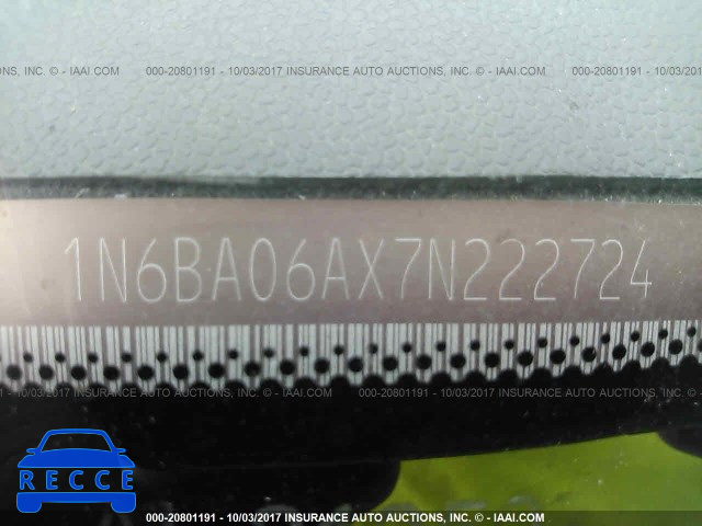 2007 Nissan Titan XE/SE/LE 1N6BA06AX7N222724 image 8