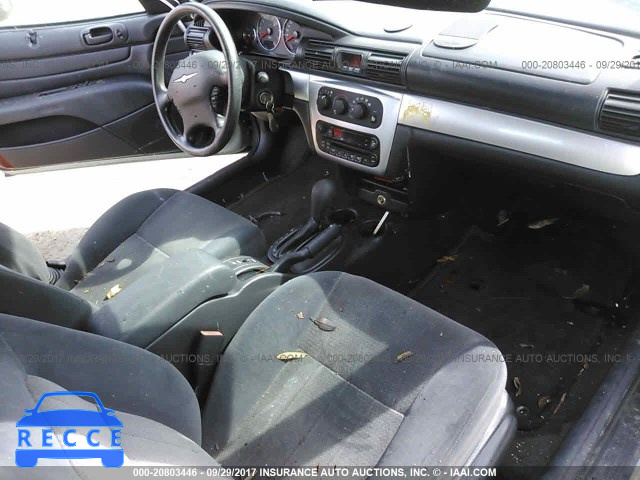 2005 CHRYSLER SEBRING 1C3EL55R65N603079 зображення 4