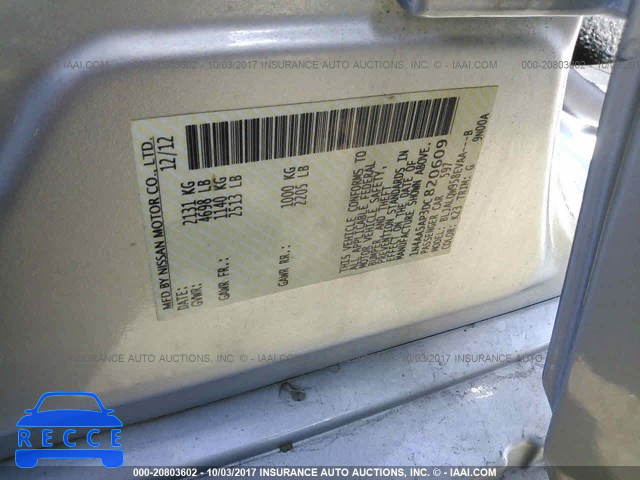 2013 NISSAN MAXIMA S/SV 1N4AA5AP3DC820609 image 8