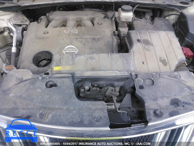 2009 Nissan Murano JN8AZ18W69W121512 зображення 9