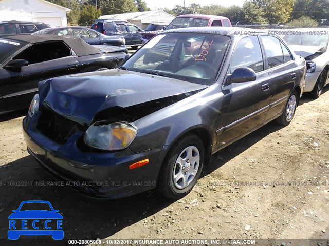 2005 Hyundai Accent KMHCG45C55U668505 зображення 1