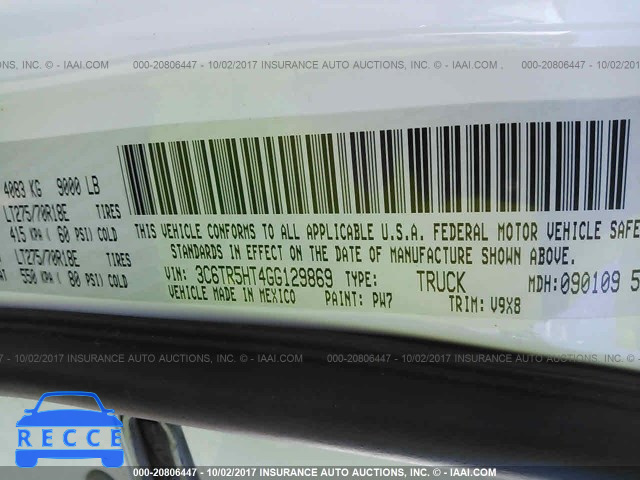 2016 RAM 2500 ST 3C6TR5HT4GG129869 image 8