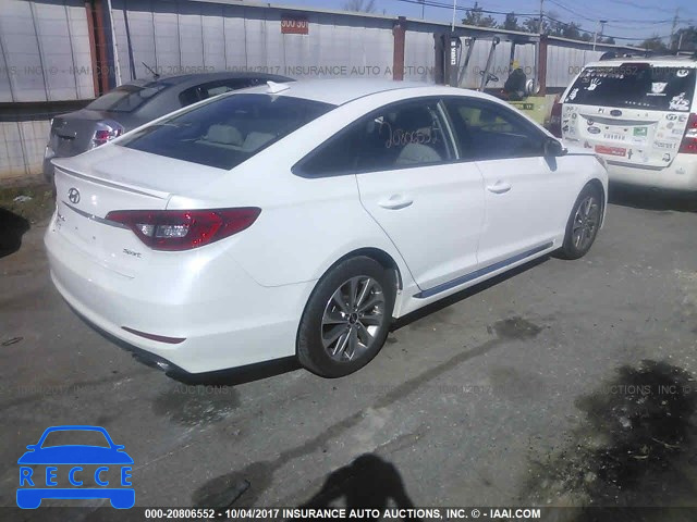 2017 HYUNDAI SONATA 5NPE34AF7HH529497 зображення 3