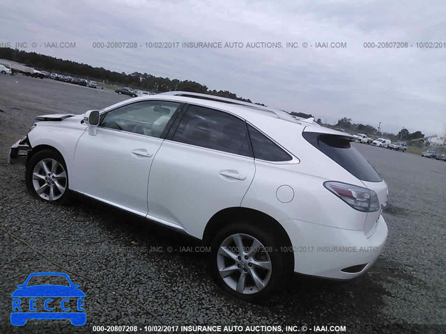 2011 Lexus RX 350 2T2ZK1BA7BC052632 зображення 2