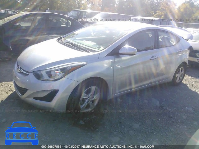 2014 Hyundai Elantra KMHDH4AEXEU184581 image 1