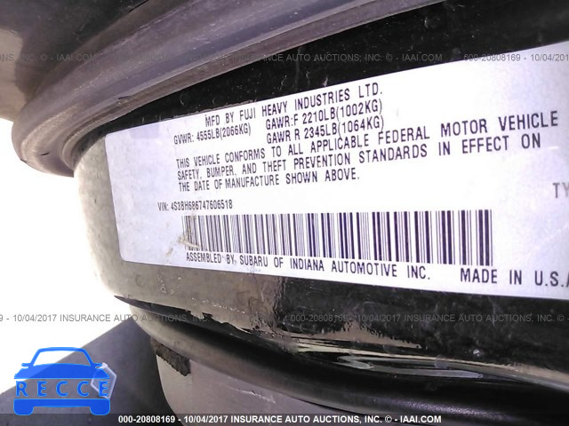 2004 Subaru Legacy 4S3BH686747606518 image 8