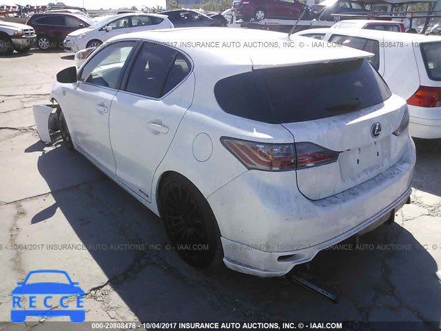 2012 Lexus CT 200 JTHKD5BH4C2111865 зображення 2