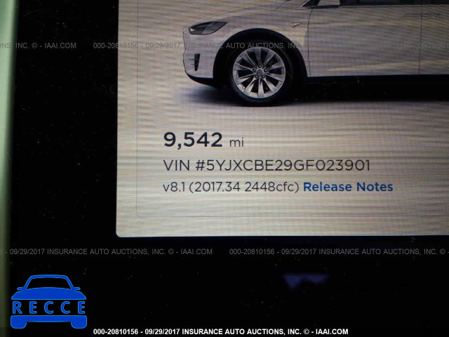 2016 Tesla Model X 5YJXCBE29GF023901 зображення 6