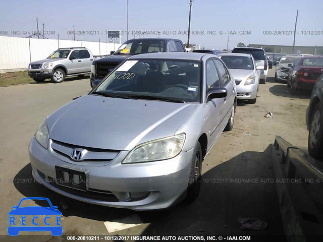 2005 Honda Civic DX VP 2HGES16355H509819 зображення 1