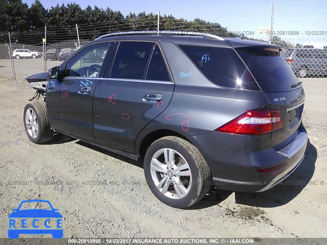 2013 Mercedes-benz ML 4JGDA5HB2DA197332 зображення 2