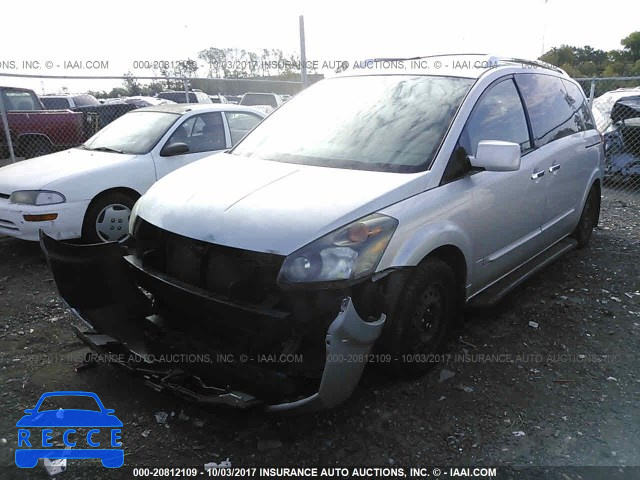 2007 Nissan Quest 5N1BV28UX7N142328 зображення 1