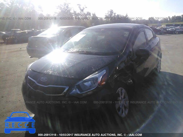 2012 KIA RIO KNADN4A39C6050395 image 1