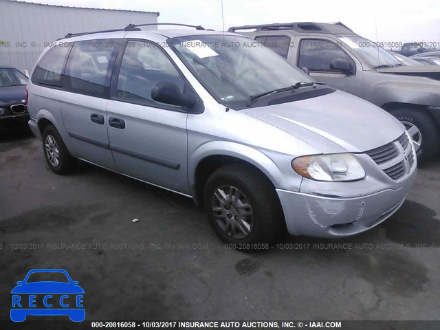 2006 Dodge Grand Caravan SE 1D4GP24R96B503752 зображення 0