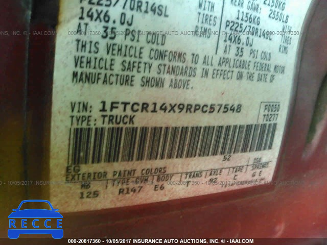 1994 Ford Ranger SUPER CAB 1FTCR14X9RPC57548 image 8
