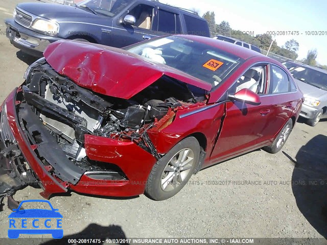 2017 HYUNDAI SONATA 5NPE24AFXHH515712 image 1