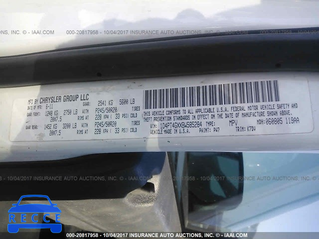 2011 Dodge Nitro HEAT 1D4PT4GXXBW585284 Bild 8