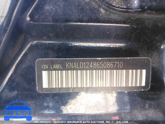 2006 KIA Amanti KNALD124865086710 image 8