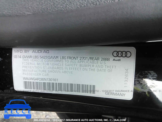 2014 Audi A7 PREMIUM WAUWGAFC8EN130161 зображення 8