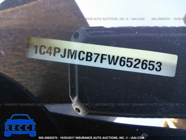 2015 Jeep Cherokee LATITUDE 1C4PJMCB7FW652653 image 8